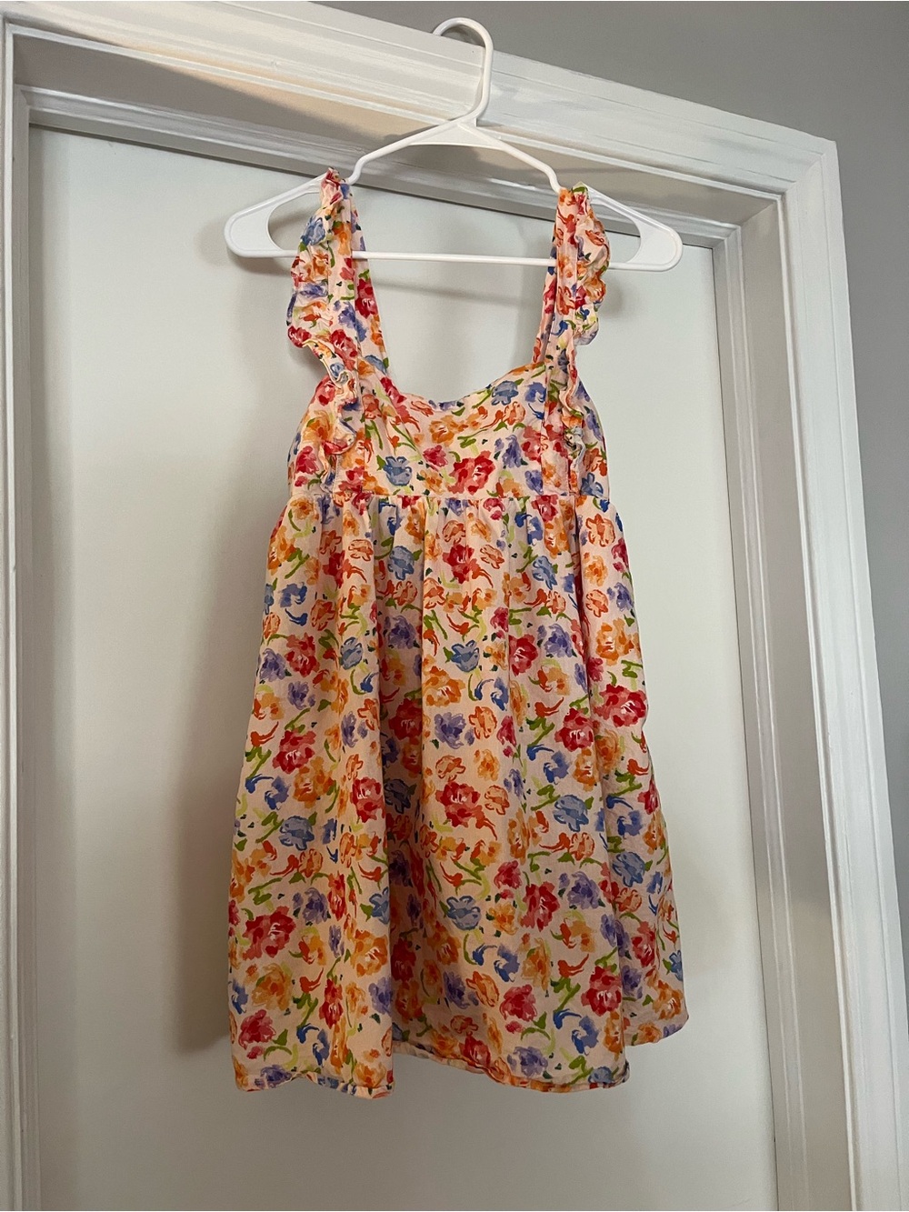 Sofra Floral Babydoll Mini Dress